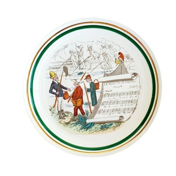 Antique Plates, 2 Parry Vielle PV French Limoges - Picture 1 of 10